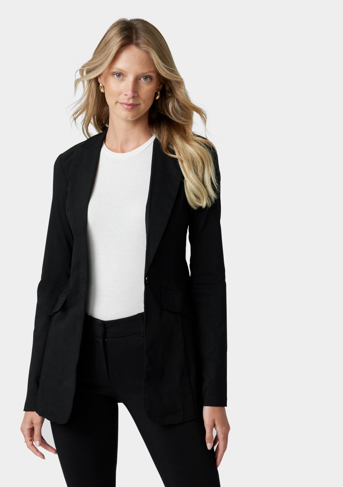 Alloy Apparel Tall Oversized Blazer for Women in Black Size XS Alloy Apparel Tall Oversized Blazer for Women in Black Size XS