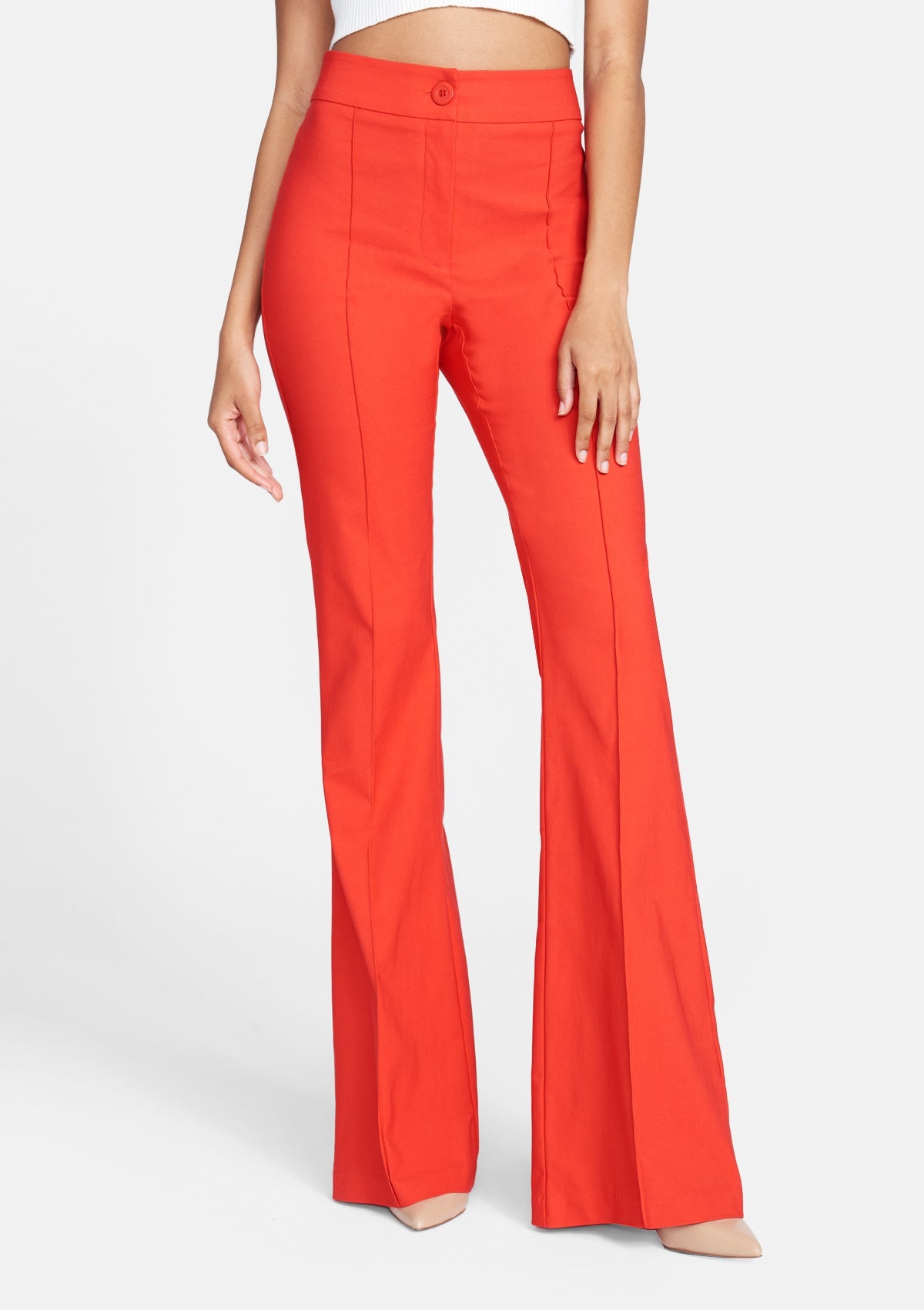 Tall High Waist Flare Dress Pant Alloy Apparel Tall High Waist Flare Dress Pant Alloy Apparel