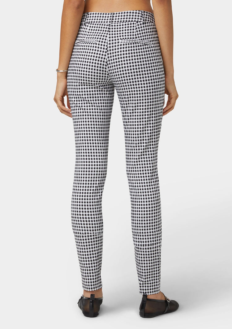 Gingham Black White