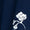 Navy Ivory Floral Print Swatch