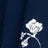 Navy Ivory Floral Print Swatch