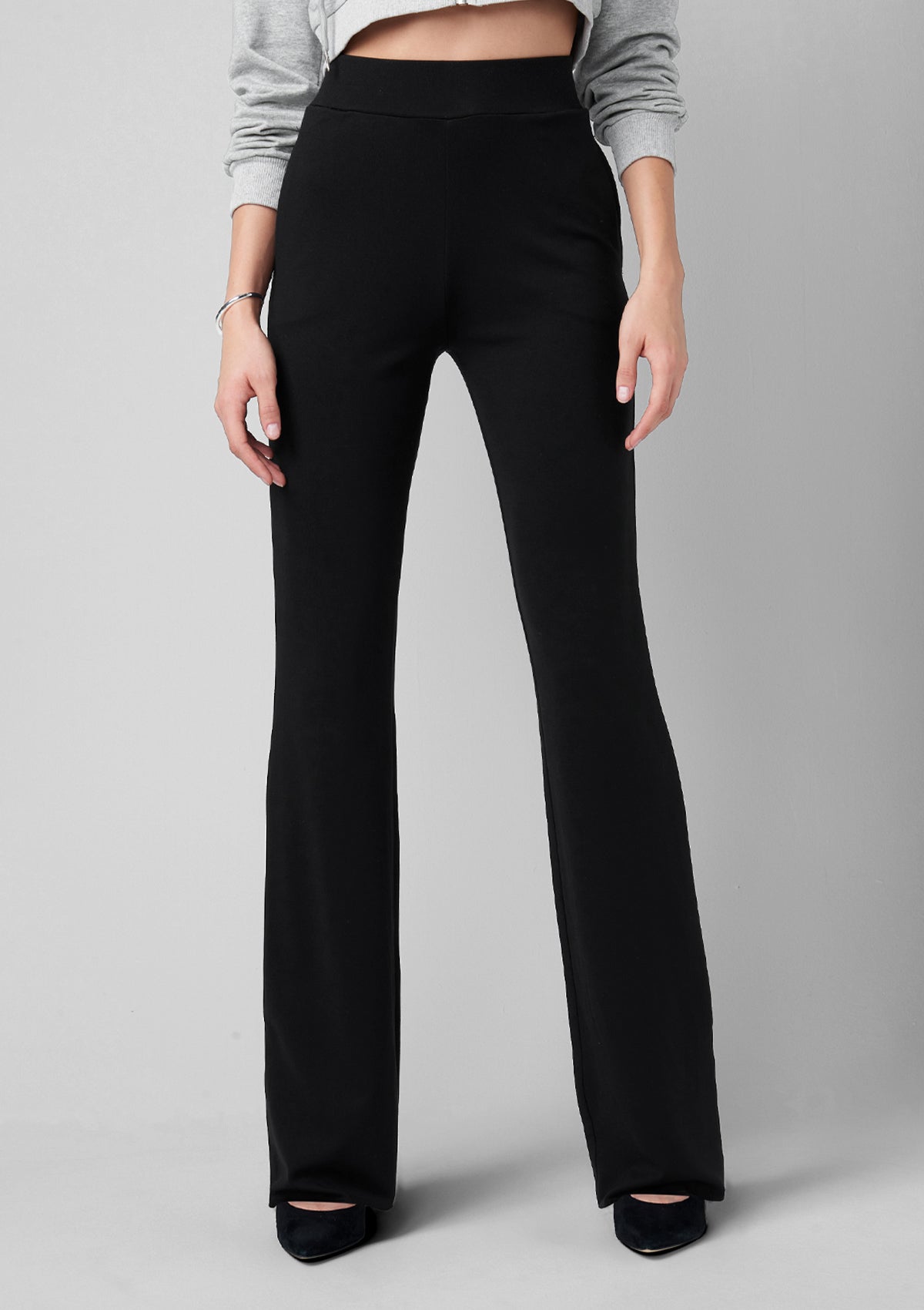 AAE Rib Flare Pant Black - Jean Jail