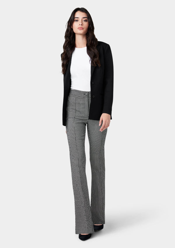 Tall High Waist Flare Dress Pants