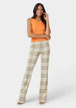 Multi Plaid Beige