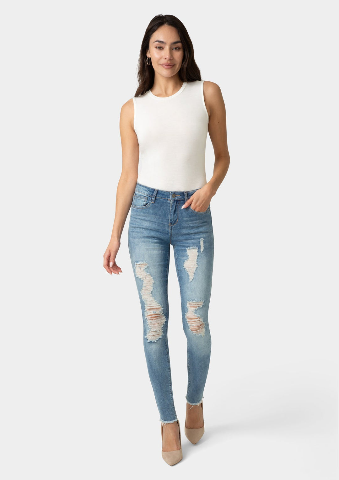 Dark Blue Vintage Wash