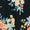 Black Floral Print Swatch