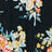 Black Floral Print Swatch