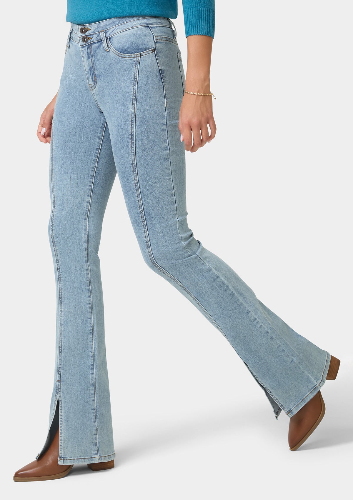 Tall Felicia Split Hem Jeans – Alloy Apparel