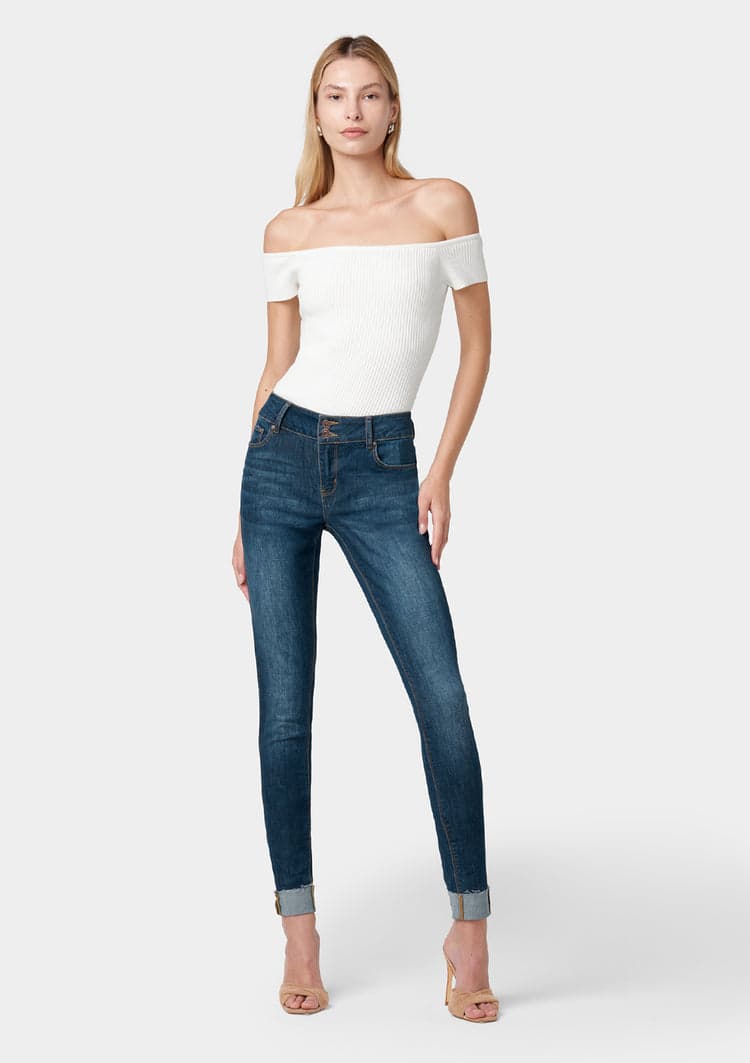 Tall Kellie Mid Rise Bootcut Jeans