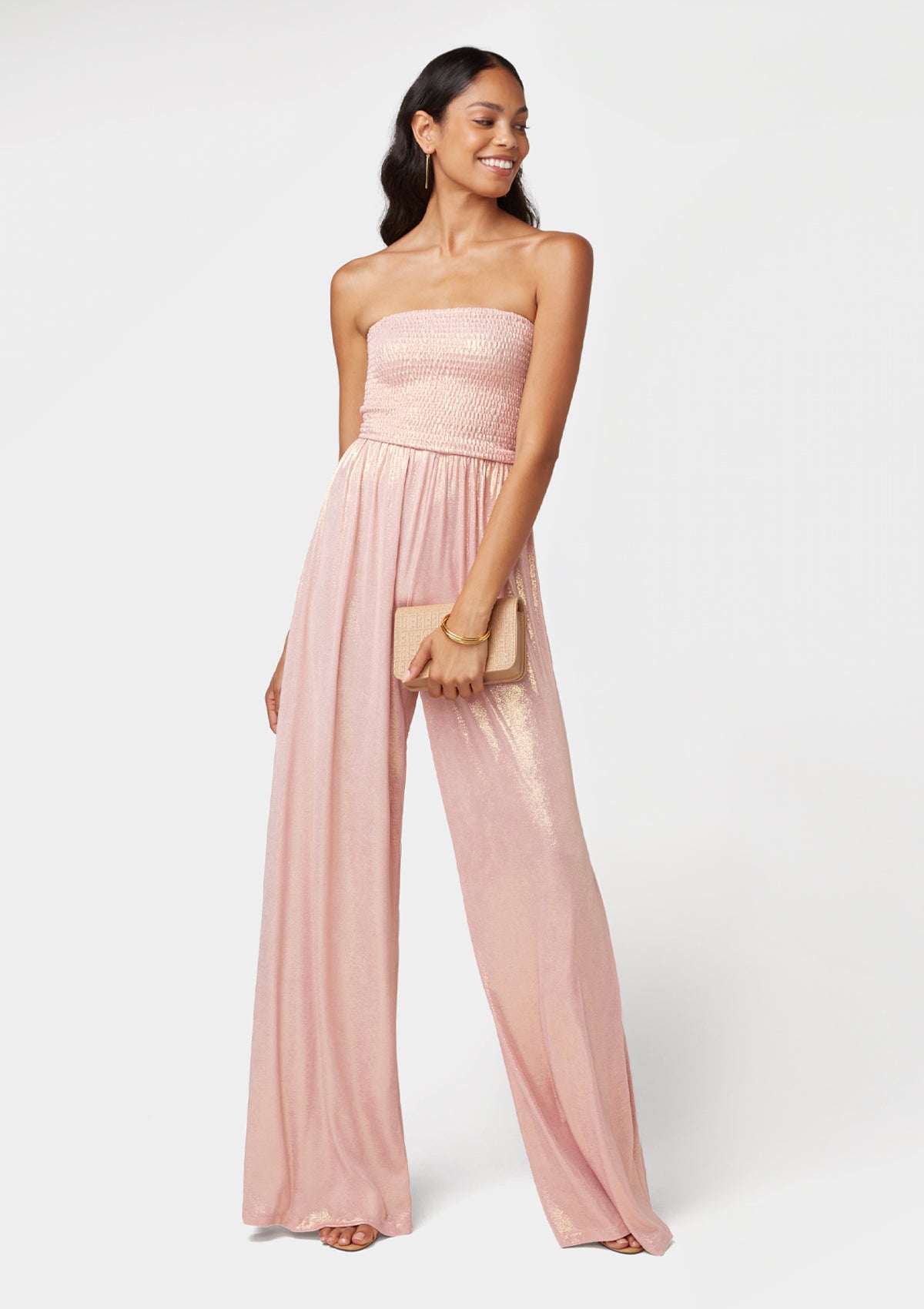Tall Athena Strapless Flowy Jumpsuit – Alloy Apparel