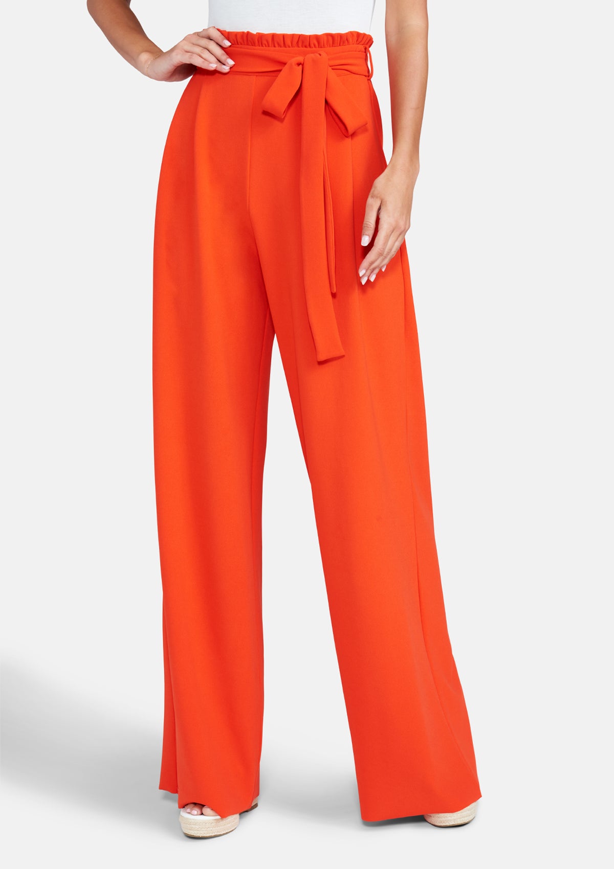 SHEIN Tall Knot High Waisted Flare Leg Sweatpants