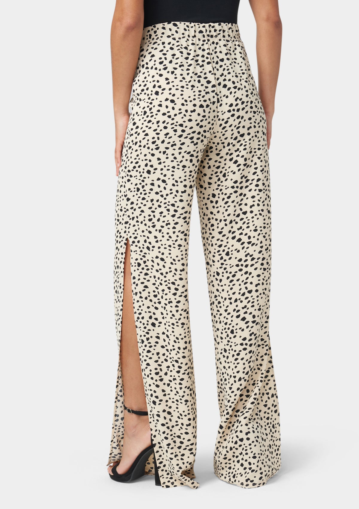 Tall Kia Wide Leg Pants With Side Slit – Alloy Apparel