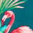Flamingo Palm Swatch