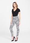 White Zebra Print