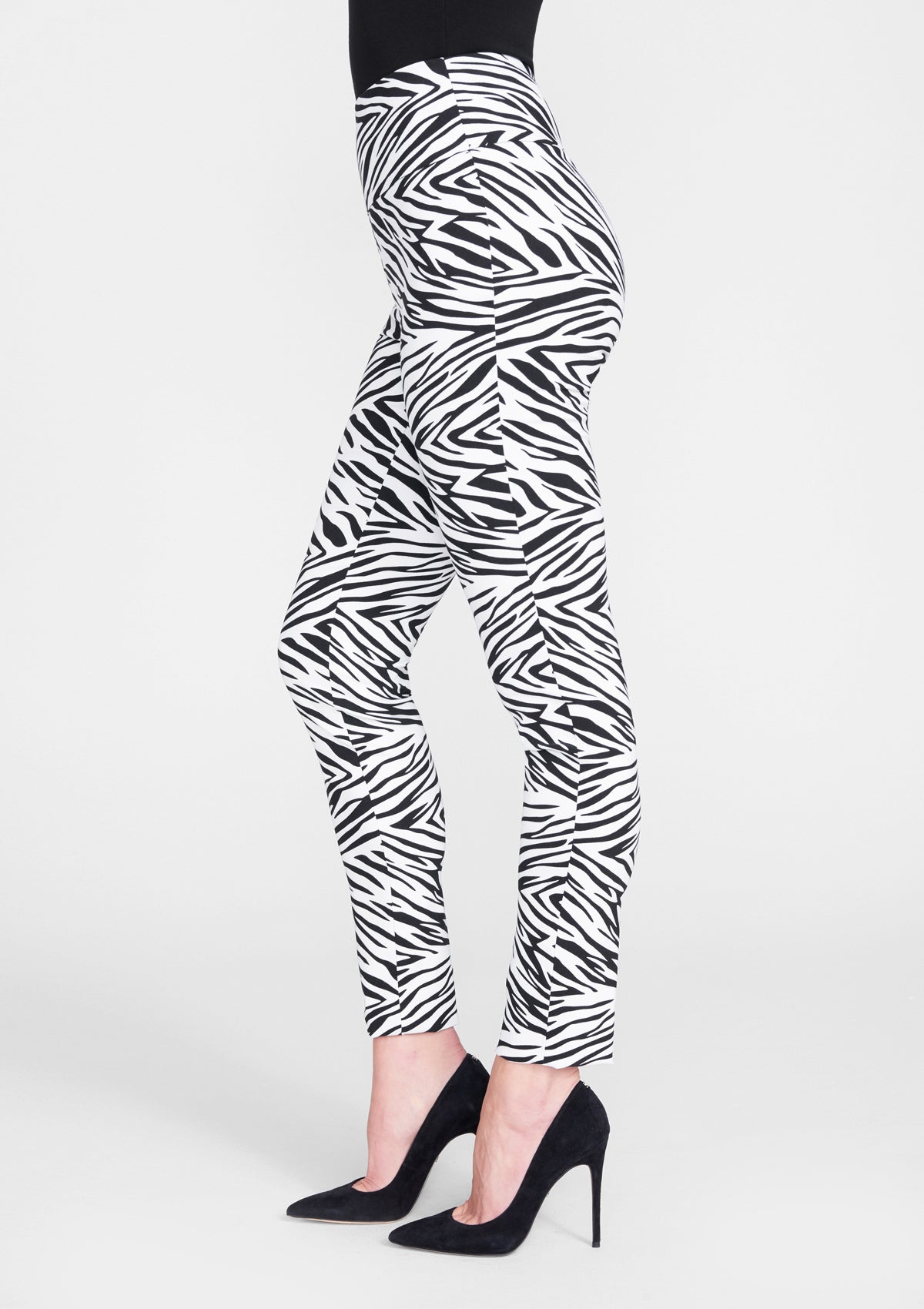 White Zebra Print