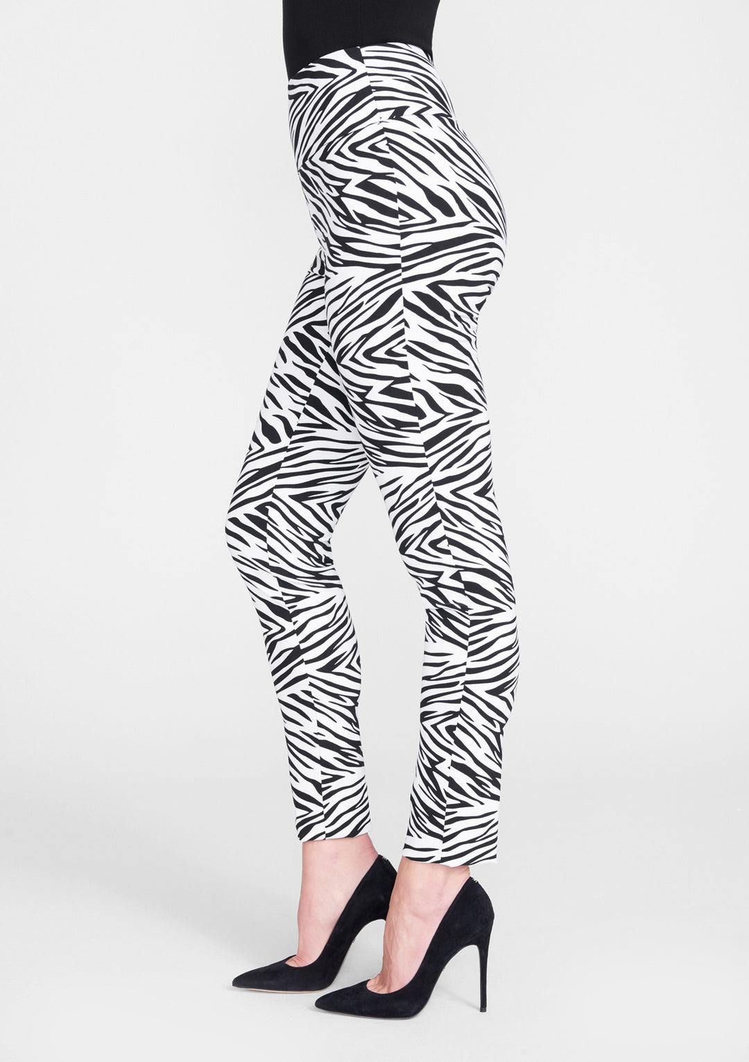 White Zebra Print