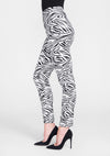 White Zebra Print