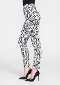 White Zebra Print