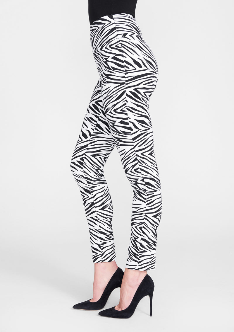 White Zebra Print