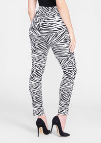 White Zebra Print