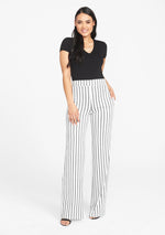 Ivory/Black Stripe
