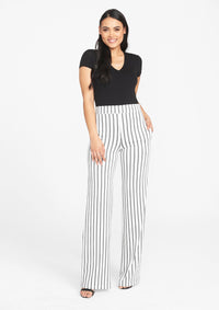 Ivory/Black Stripe