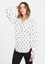 Ivory Black Dot