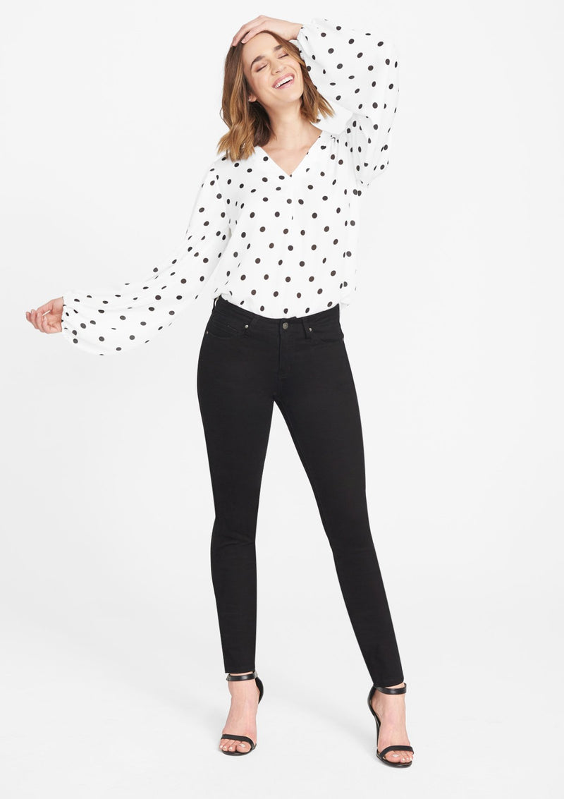 Ivory Black Dot