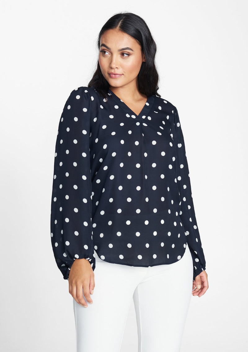 Navy Micro Dot