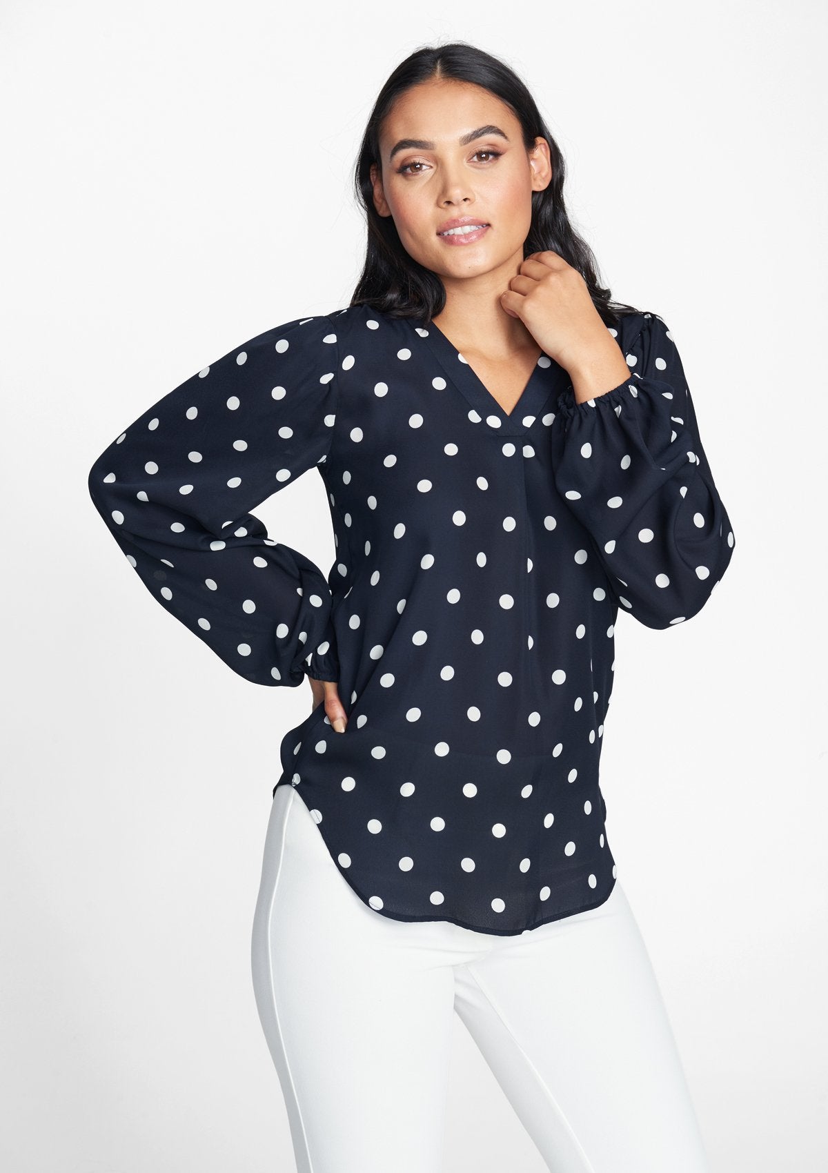 Tall Long Sleeve Blouse | Alloy Apparel