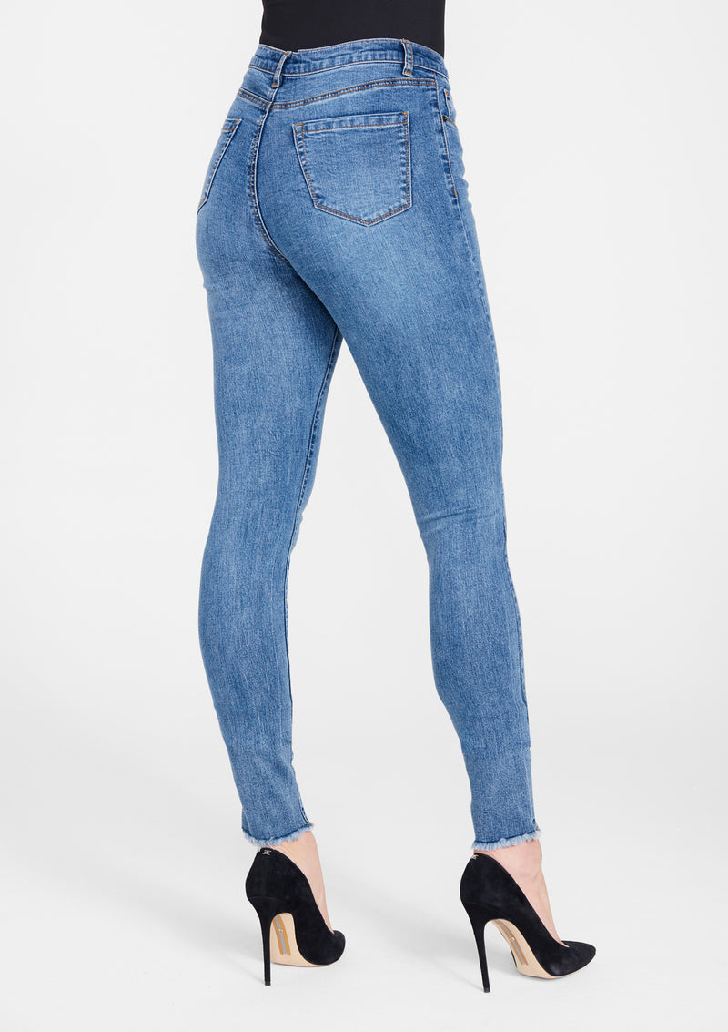 Tall Super Skinny Raw Edge Jeans | Alloy Apparel