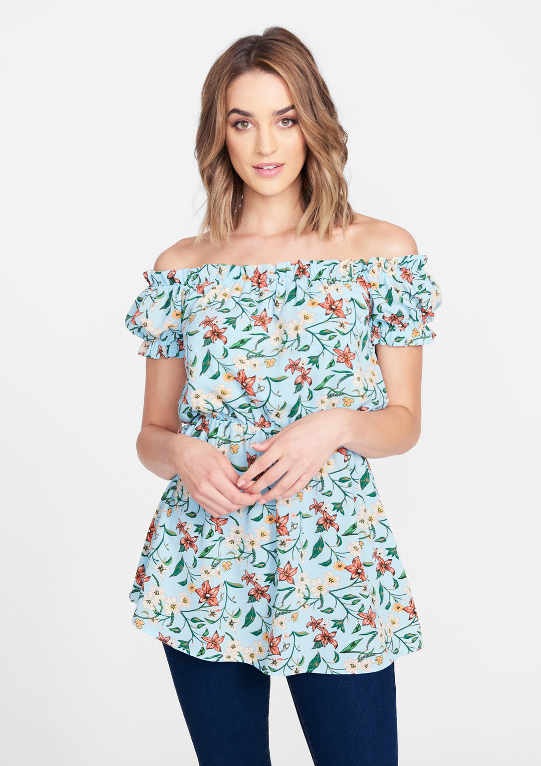 Light Blue Floral