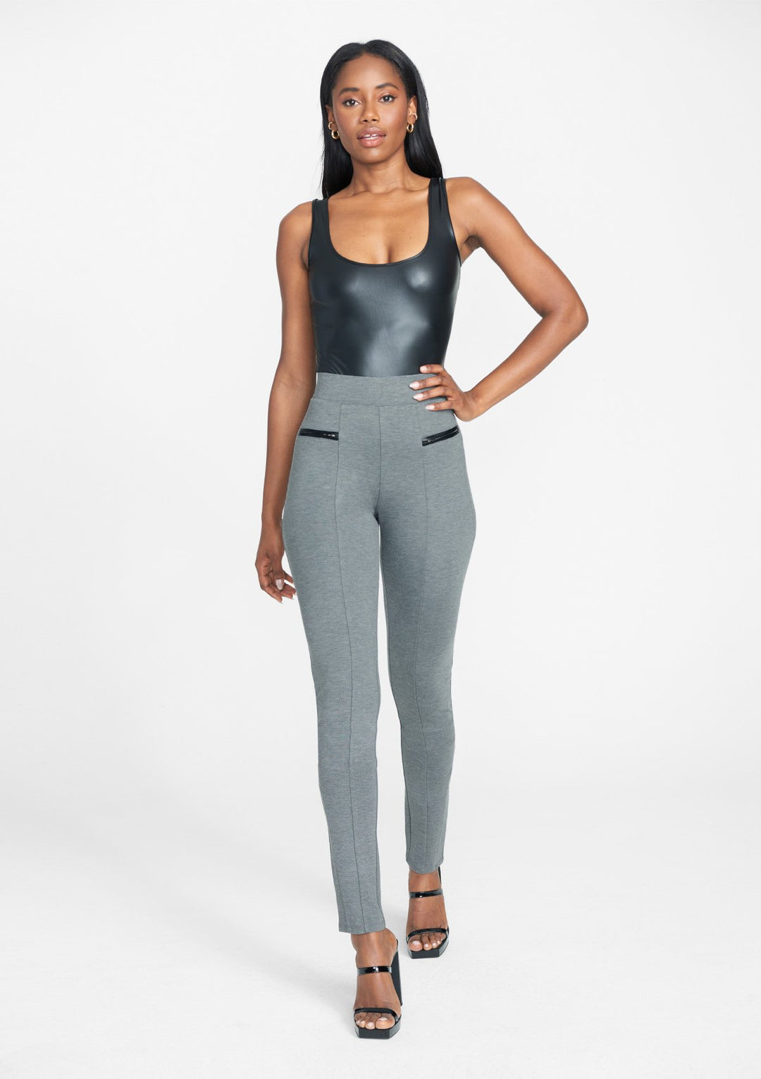 Heather Charcoal Grey