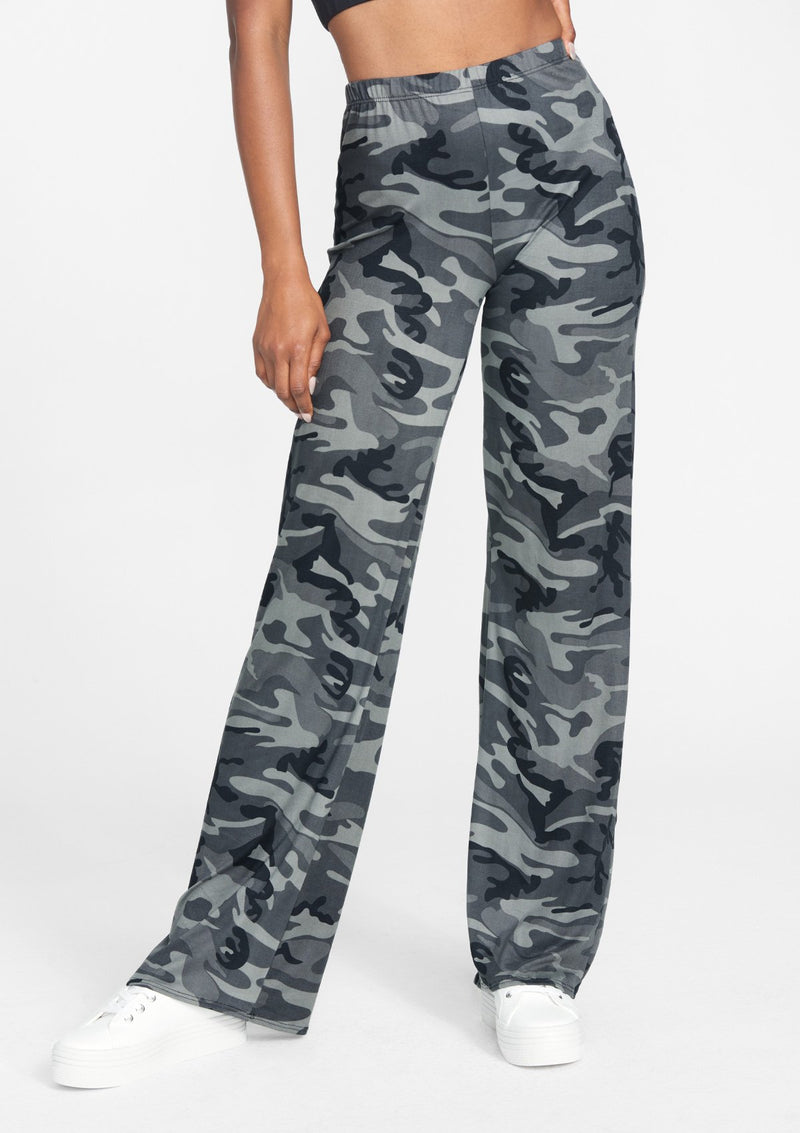 Grey Camo Print