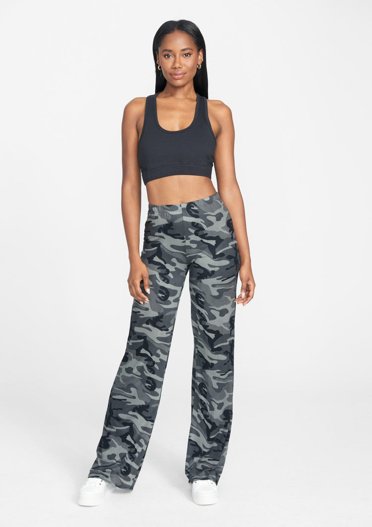 Grey Camo Print