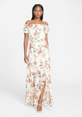 Ivory Floral Print