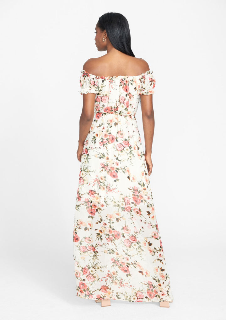 Ivory Floral Print