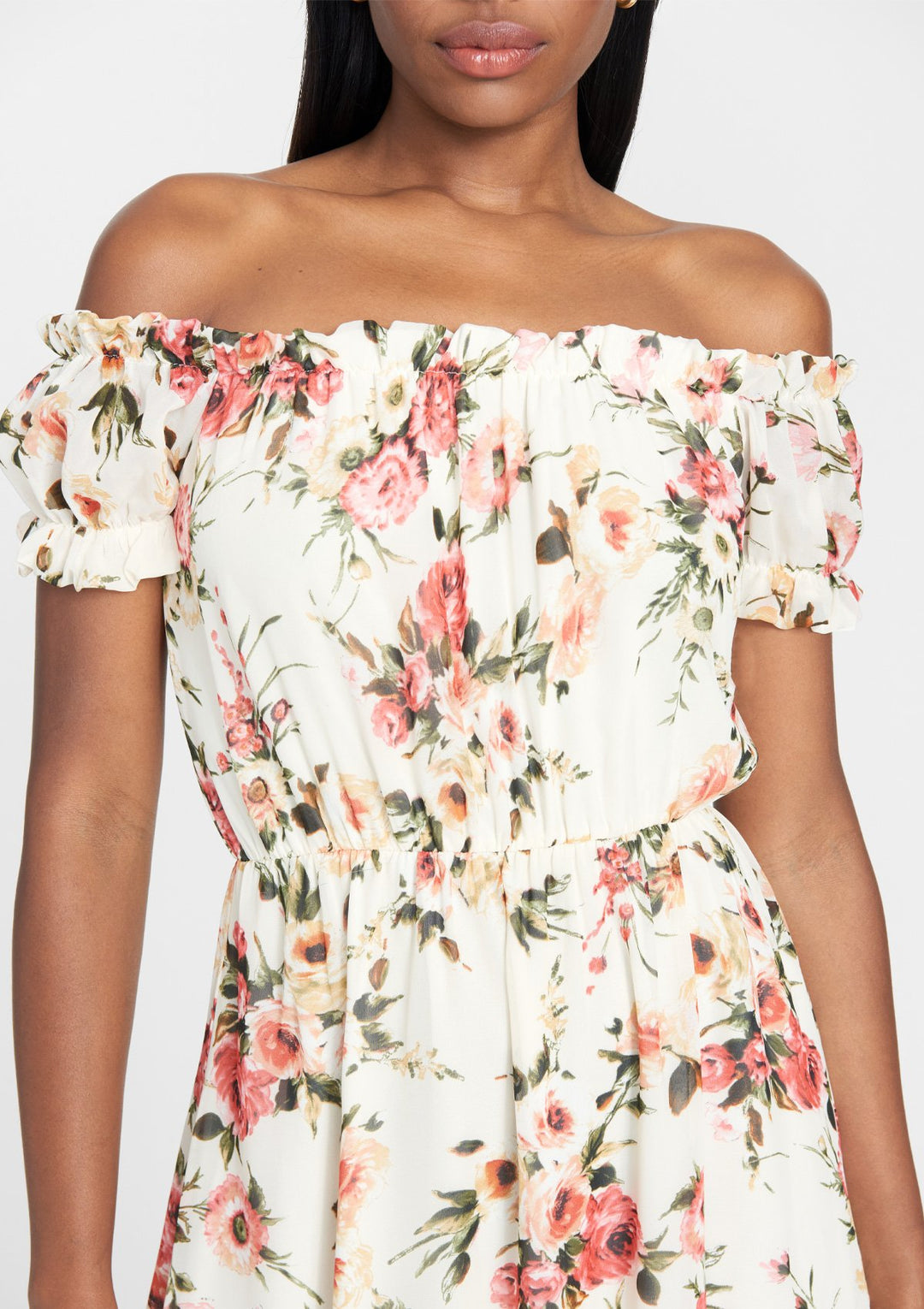Ivory Floral Print