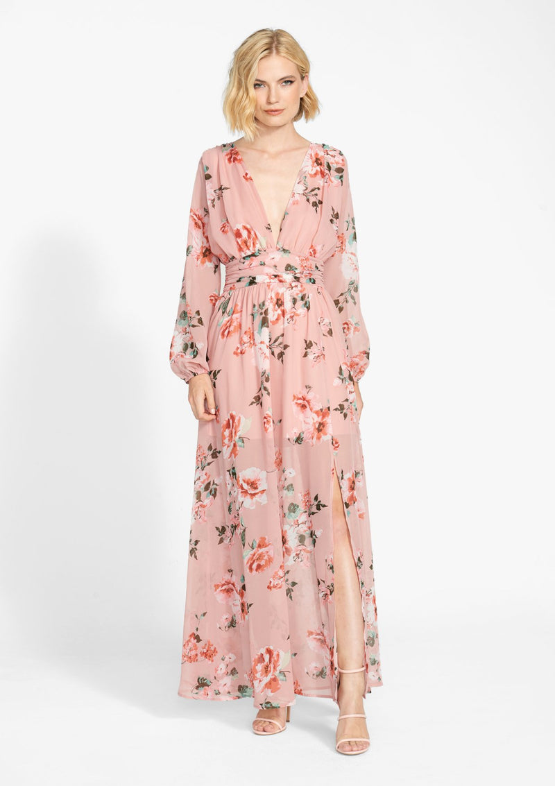 Mauve Floral Print