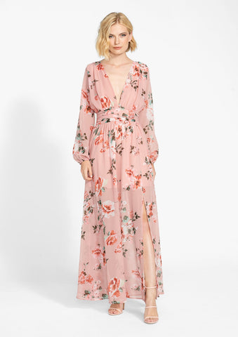 Mauve Floral Print