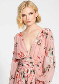 Mauve Floral Print