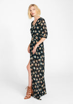 Black Floral Print