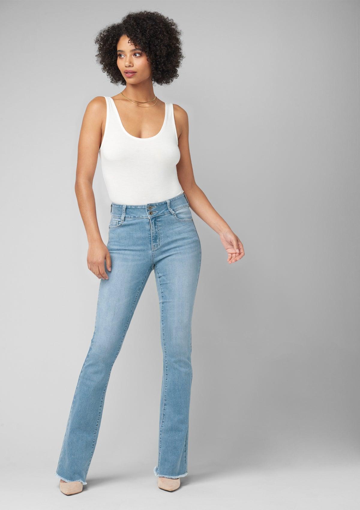 Tall Kellie Mid Rise Bootcut Jeans | Alloy Apparel