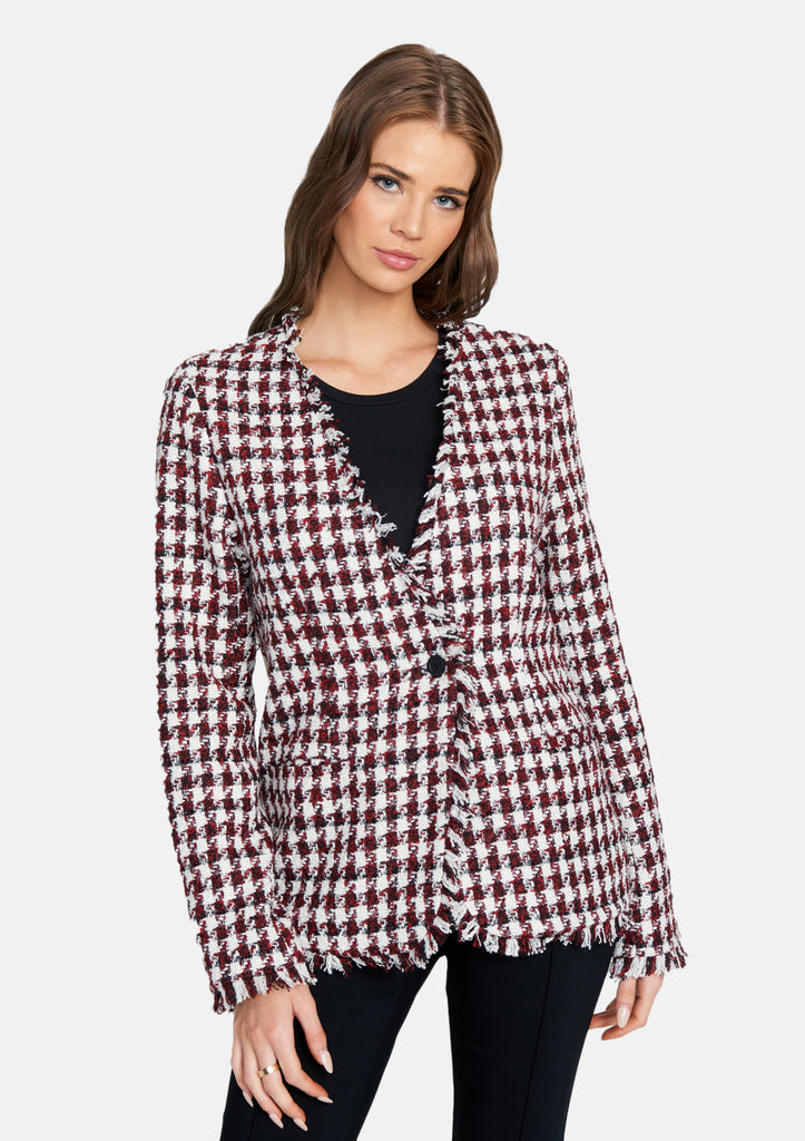 Tall Robin Houndstooth Jacket – Alloy Apparel