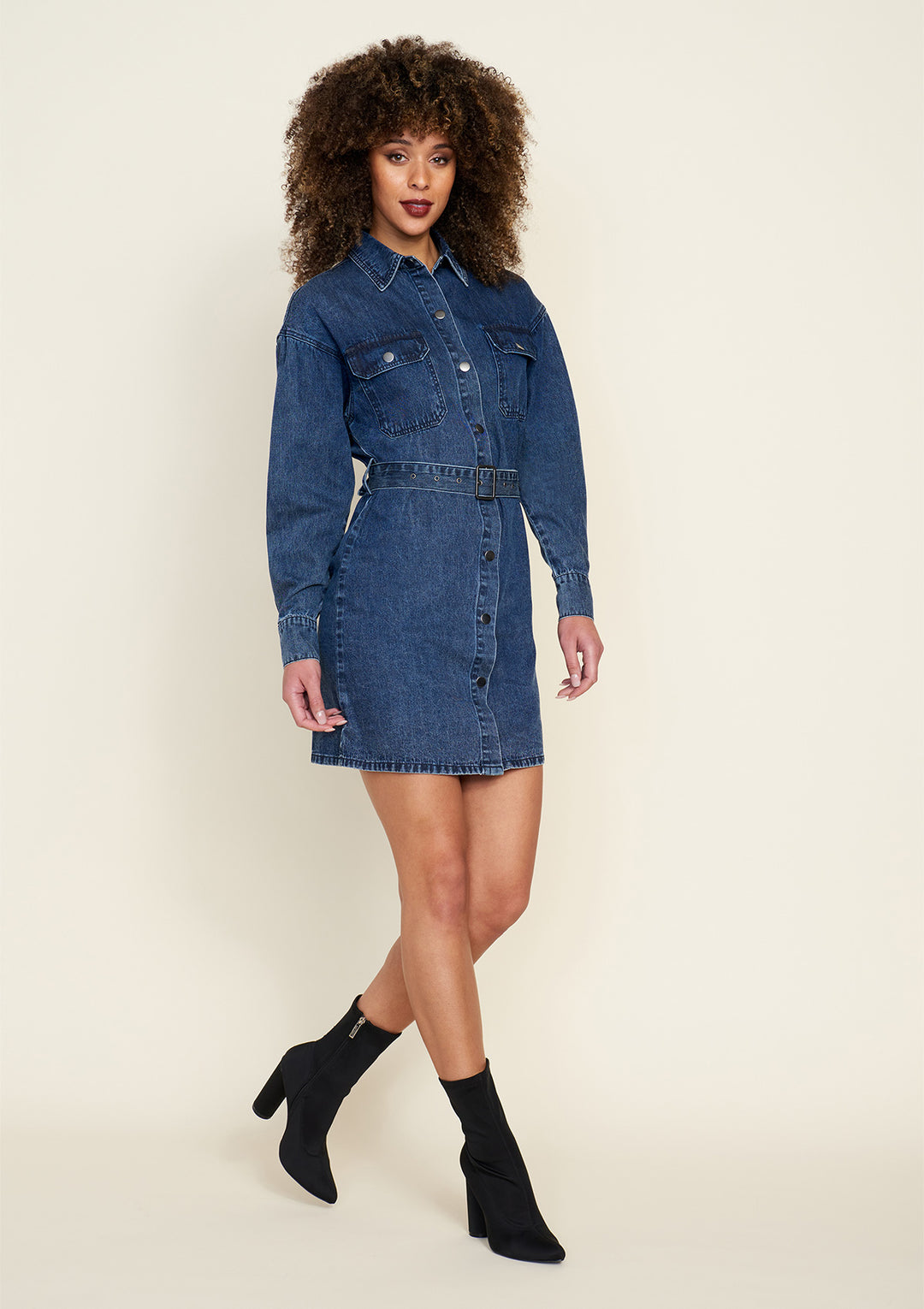 Tall Nylah Denim Shirt Dress Tall Nylah Denim Shirt Dress