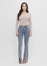 Tall Felicia Split Hem Jeans